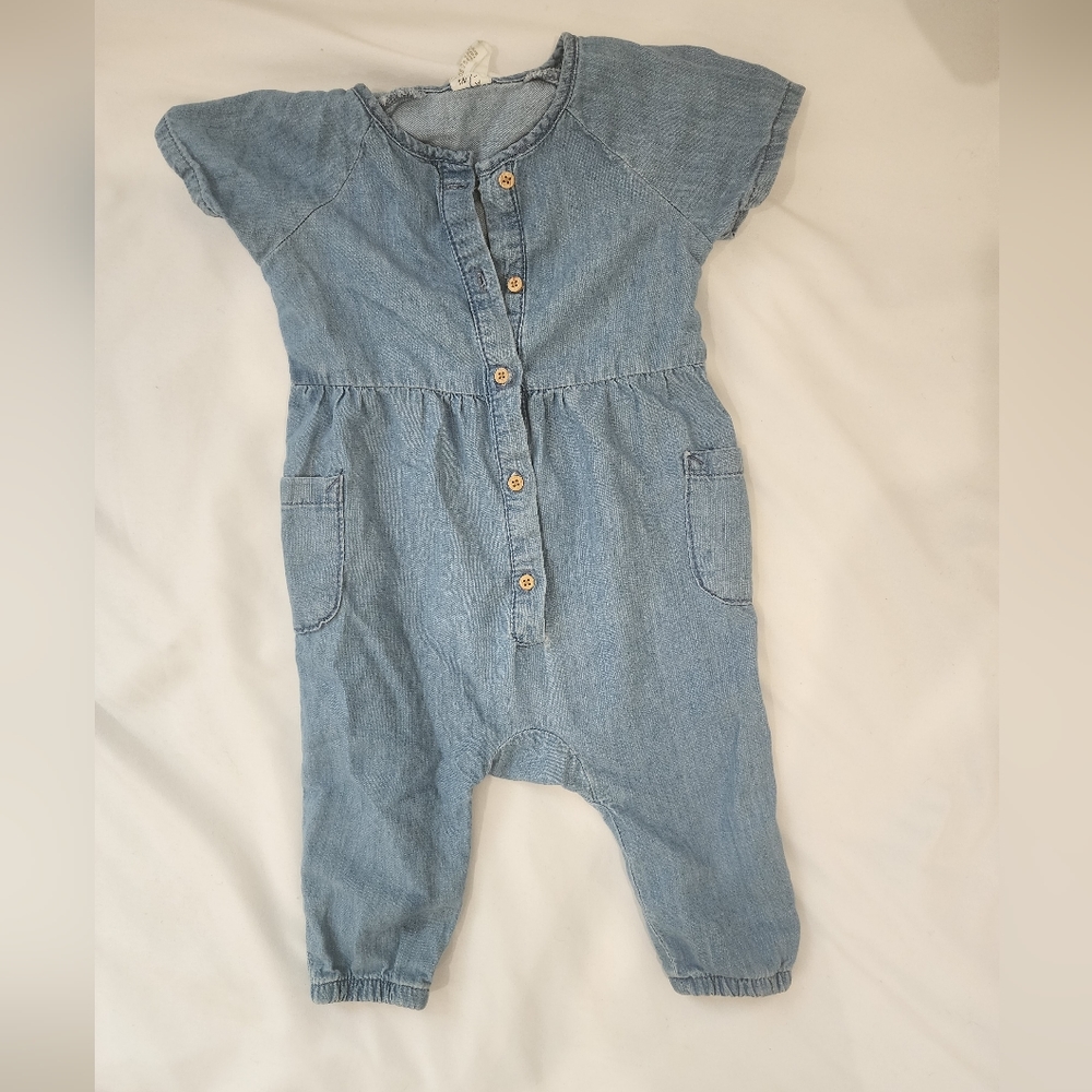H&M denim jumpsuit